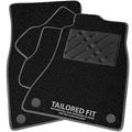 Nissan Juke 2010-2019 Car Mats | Black Carpet Grey Trim