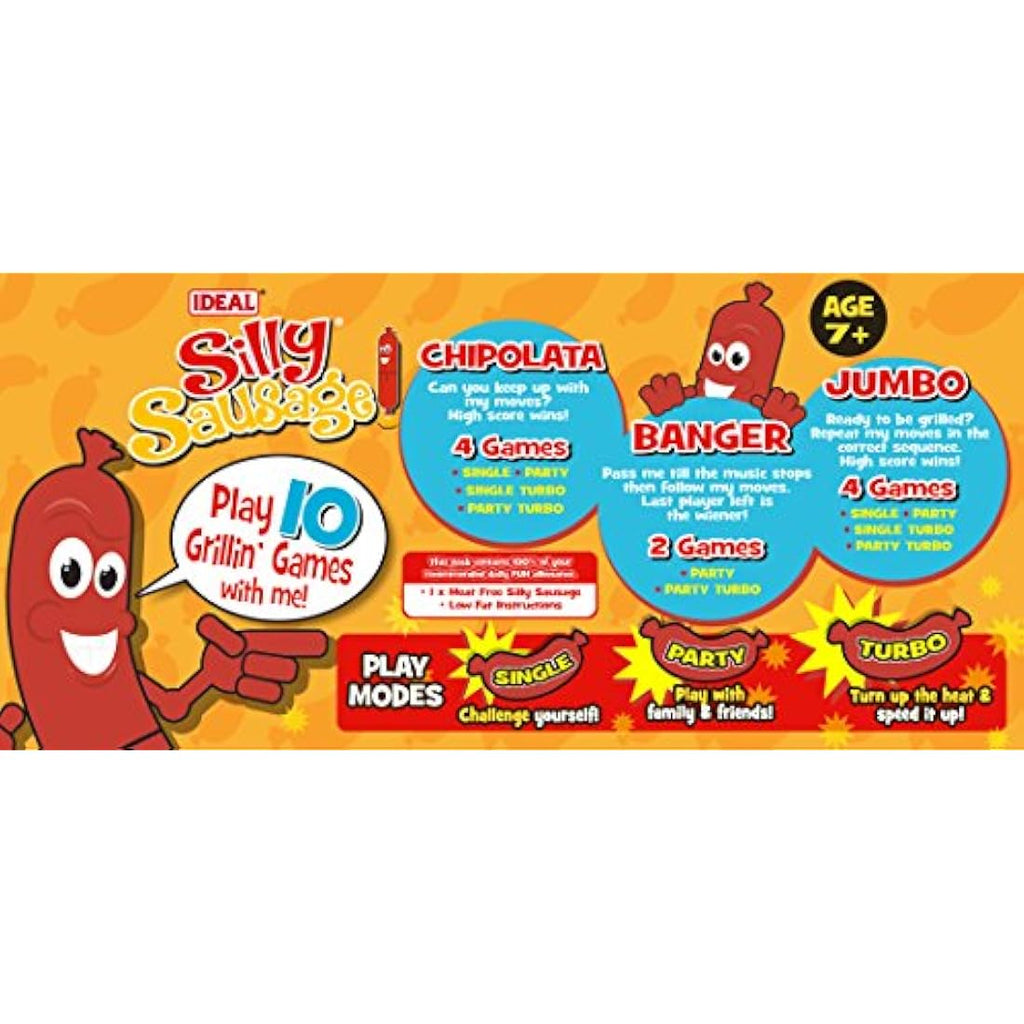 Ideal Silly Sausage Reaction Game - Interactive Family Party Toy