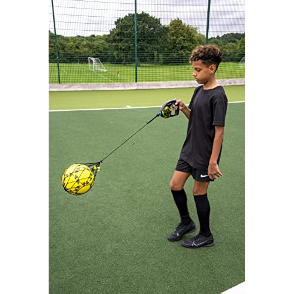 Kickmaster Close Control Football Trainer by M.V. Sports – Black