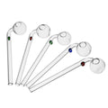 Jolof Store Curved Glass Water Pipe - 10pc Wholesale Handmade Set