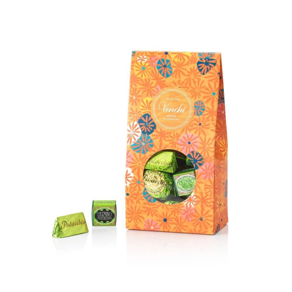 Venchi Murrine Gift Box - Assorted Pistachio & White Chocolates, 303g