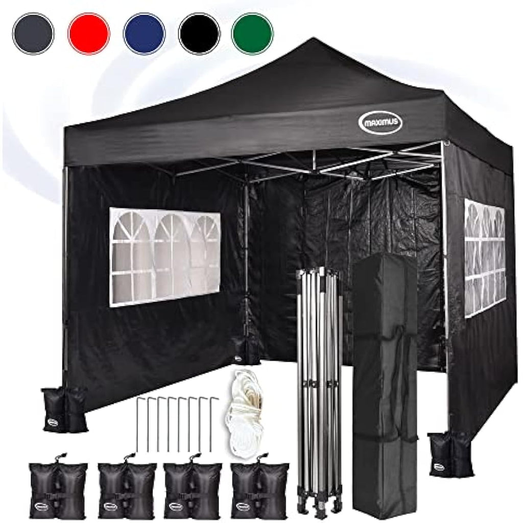 Maximus 3x3m Heavy Duty Pop Up Gazebo – Waterproof Commercial Market Stall