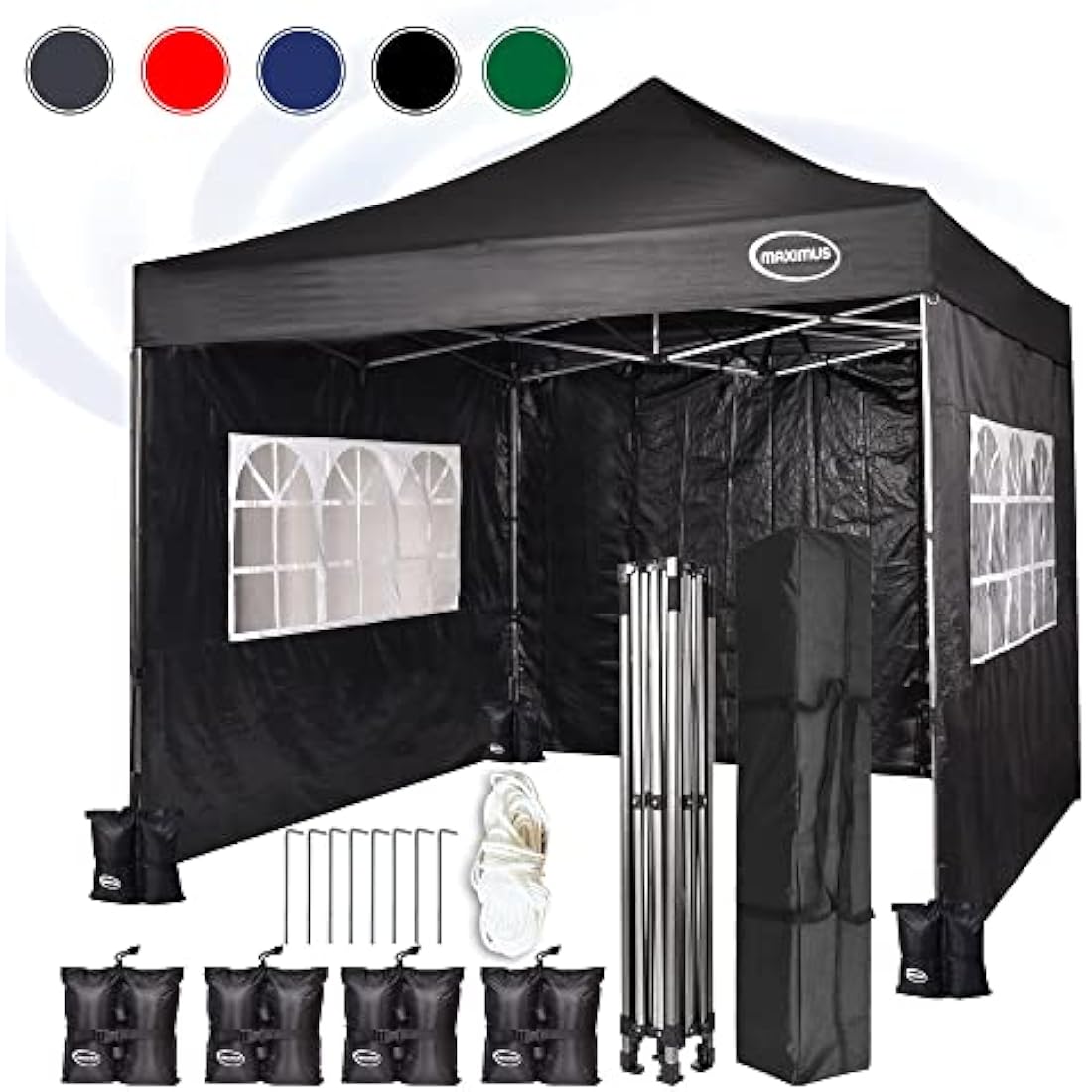 Maximus 3x3m Heavy Duty Pop Up Gazebo – Waterproof Commercial Market Stall
