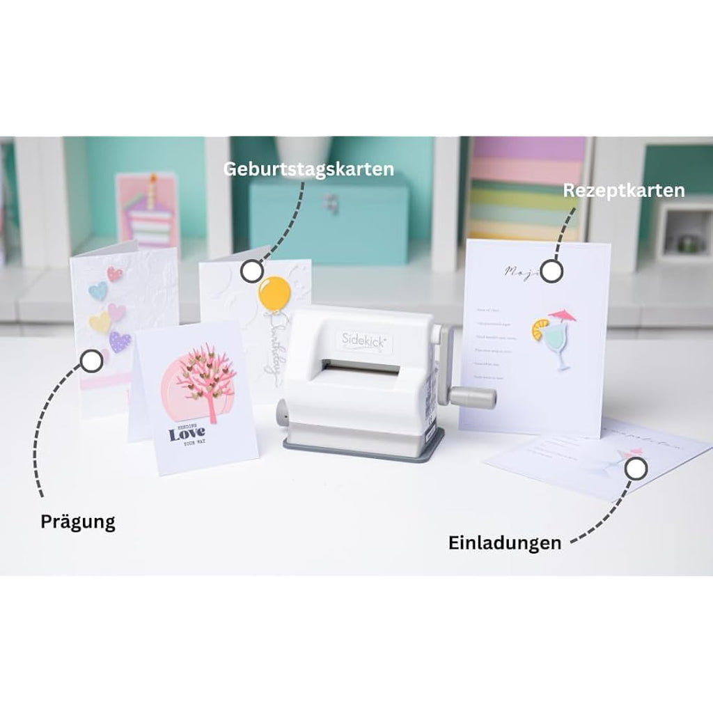 Sizzix Sidekick Mini Die Cutting and Embossing Machine Craft Kit | 2.5"