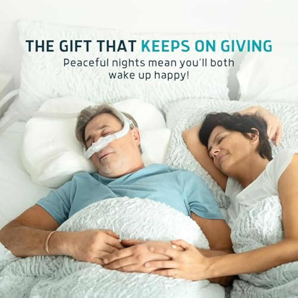 Lunderg CPAP Pillow | Adjustable Memory Foam for Side & Back Sleepers