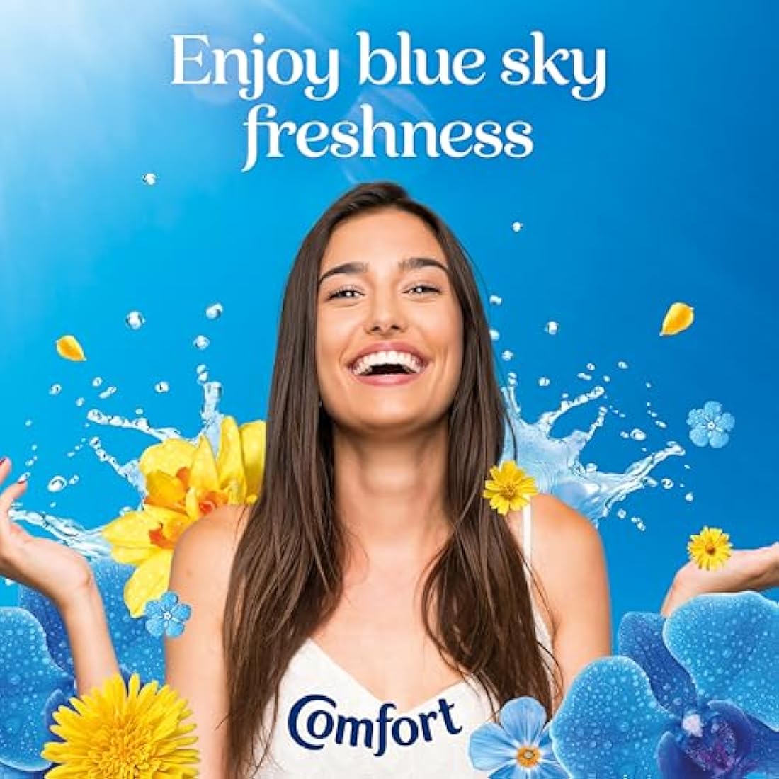 Comfort Fresh Blue Skies Fabric Conditioner - 160 Washes (4.8 L)