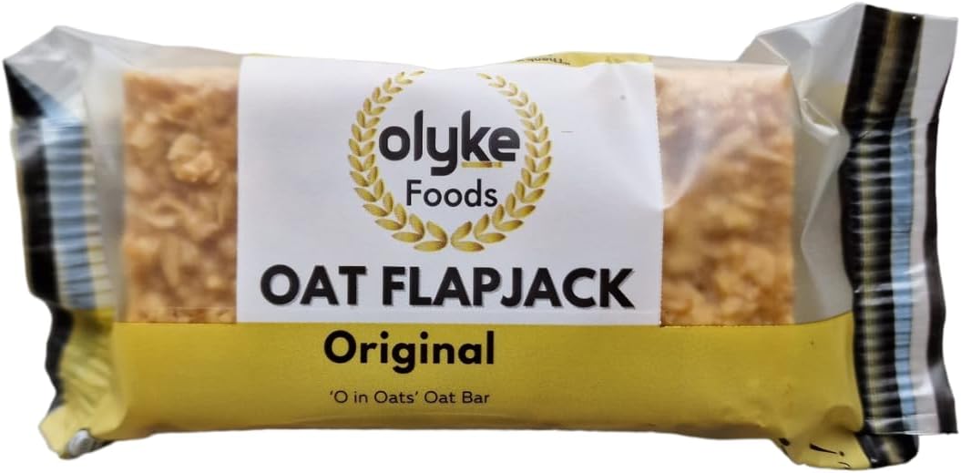 Jolof Store Oat Flapjacks – Original Handmade Energy Bars (Box of 24)