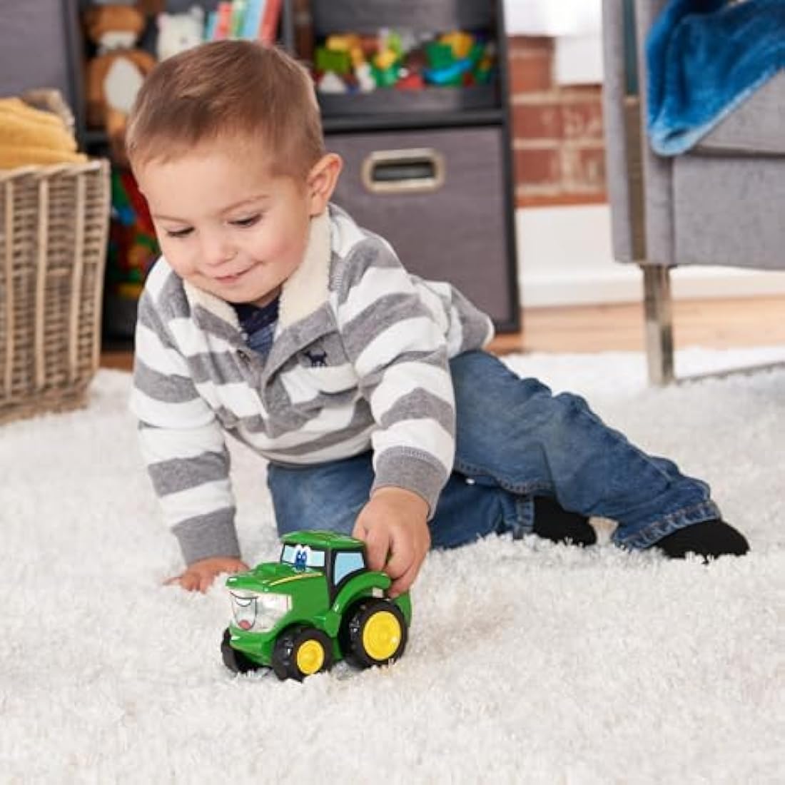 John Deere Johnny Tractor Flashlight – 2-in-1 Interactive Farm Toy