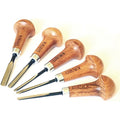 Narex Palm Wood Carving Chisel Set | 5-Piece Chrome-Vanadium Steel