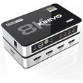 Kinivo 8K HDMI 2.1 Switch - 4 Port 4K 120Hz Hub with Remote for PS5 & Xbox
