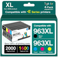 Topkolor 963XL Remanufactured Ink Cartridges for HP OfficeJet Pro 9010 9020