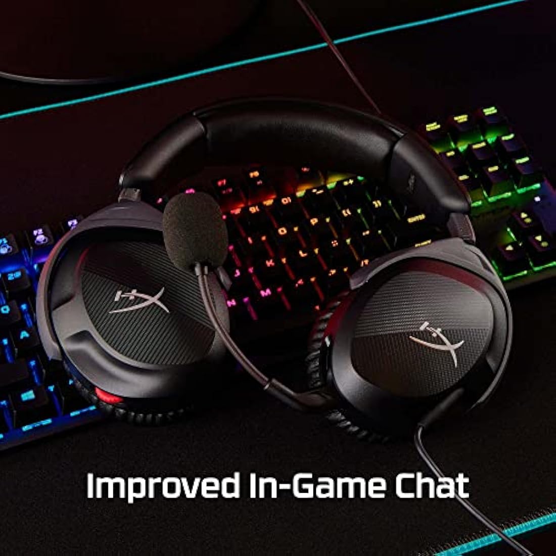 HyperX Cloud Stinger 2 Gaming Headset – 50mm Drivers, Spatial Audio