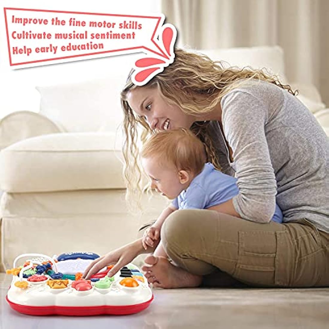 Innoocool Baby Activity Table – Musical Sensory Learning Toy for Toddlers