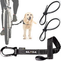 Jolof Store Hands-Free Dog Bike Leash – Tool-Free Attachment (Black)