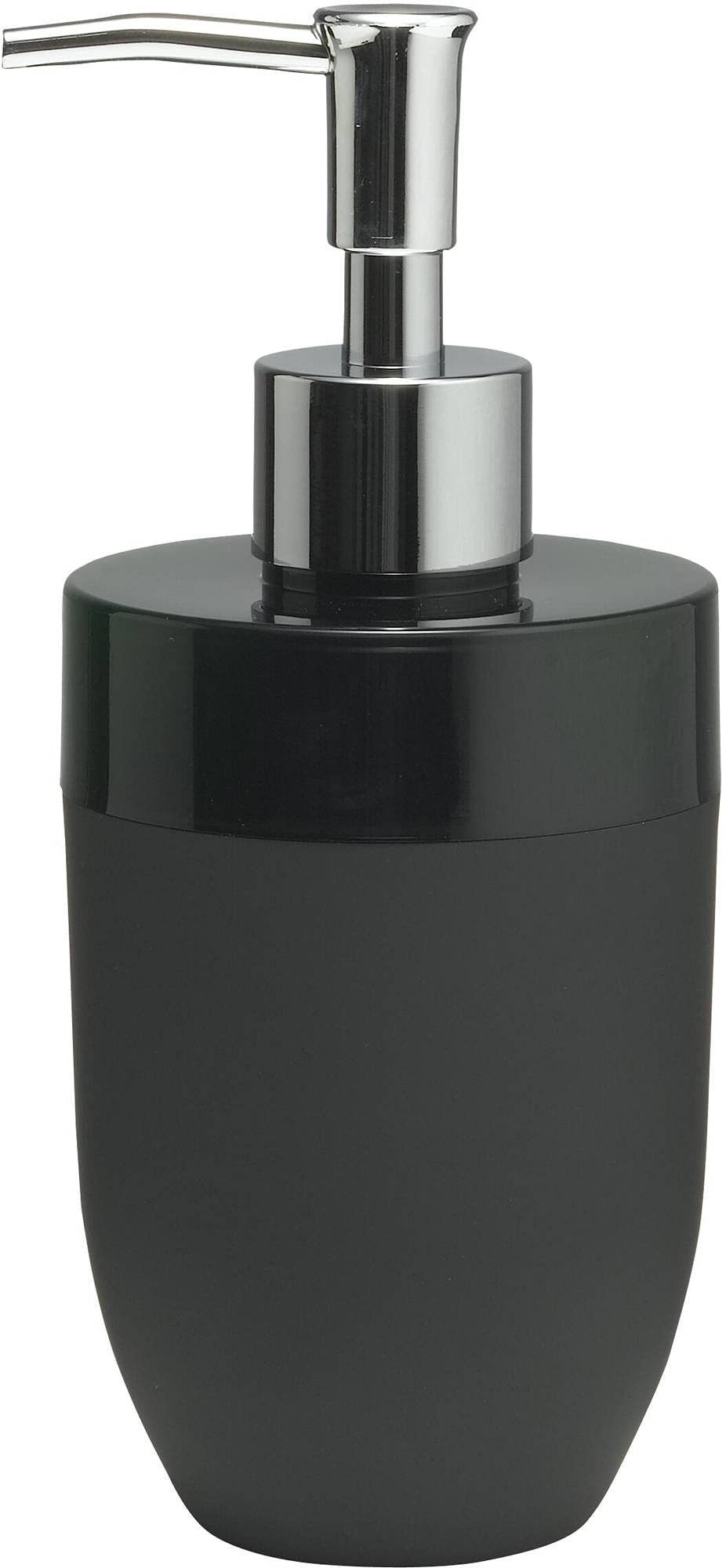 Sealskin Bloom Soap Dispenser – Black ABS Plastic with Matte Finish
