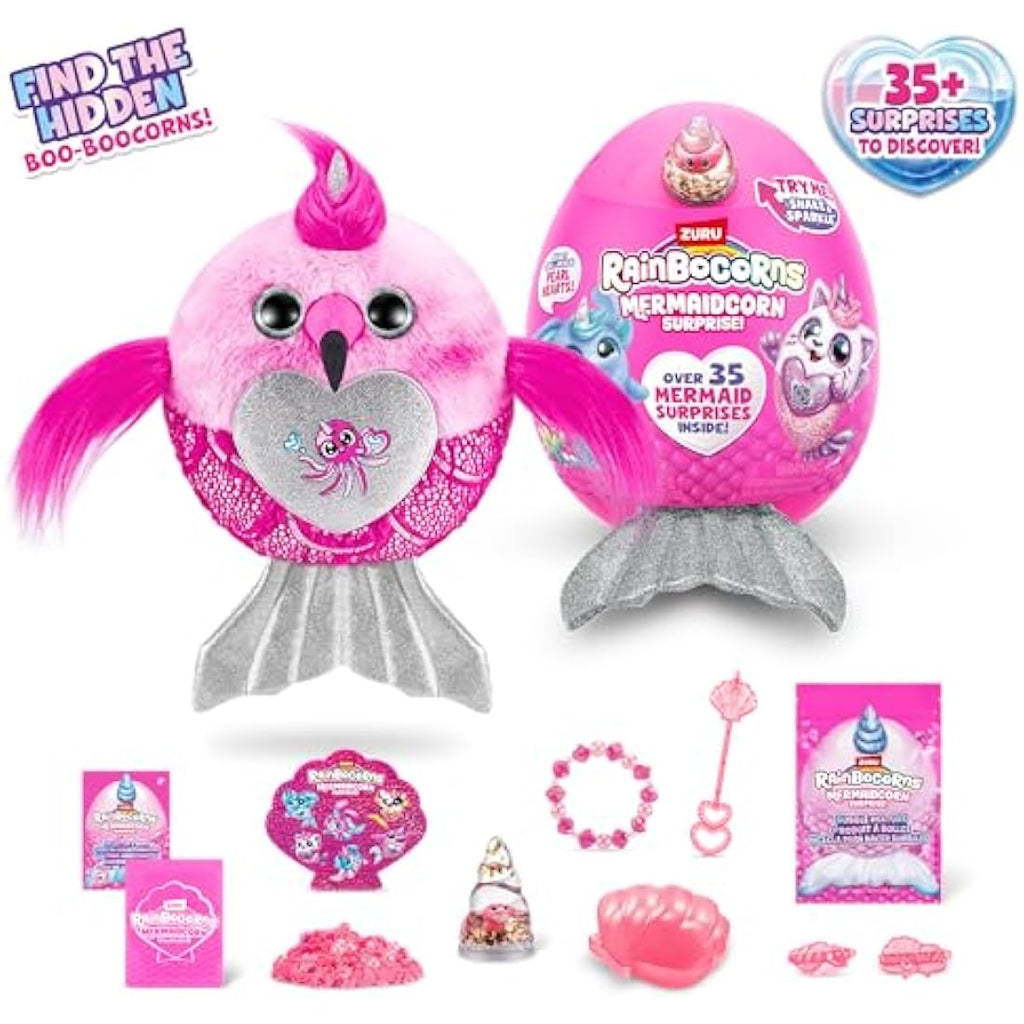 Rainbocorns Mermaidcorn Series 7 Jewel the Flamingo Collectible Plush