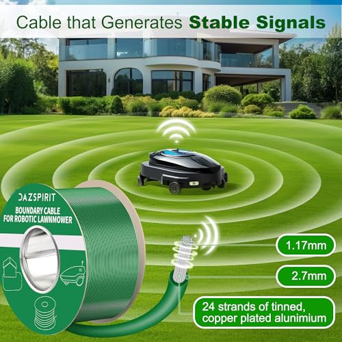 DazSpirit 150m Robot Lawnmower Boundary Cable Kit with Pegs & Connectors