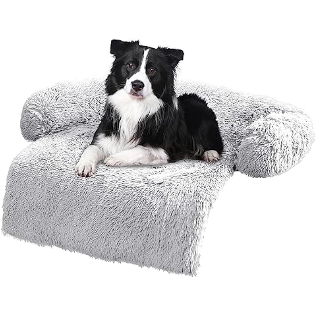ANWA Dog Sofa Bed Cover – Plush Washable Furniture Protector Mat