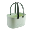 Portable Plastic Shower Caddy Basket with Handle | Stackable
