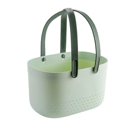 Portable Plastic Shower Caddy Basket with Handle | Stackable
