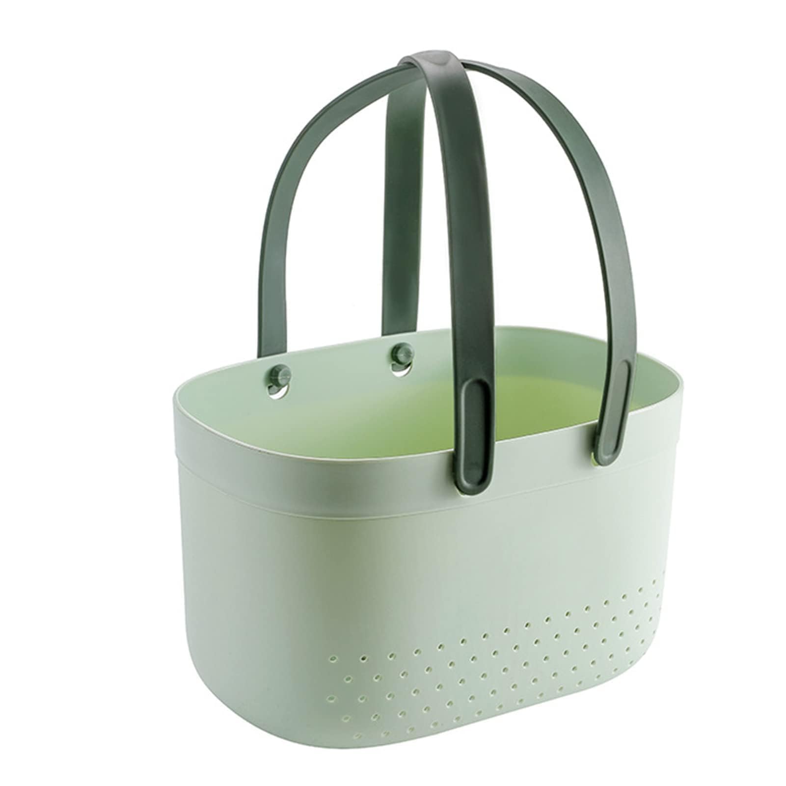 Portable Plastic Shower Caddy Basket with Handle | Stackable