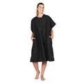 Dock & Bay Adult Beach Poncho | Quick Dry Hooded Changing Robe - Fuji Black