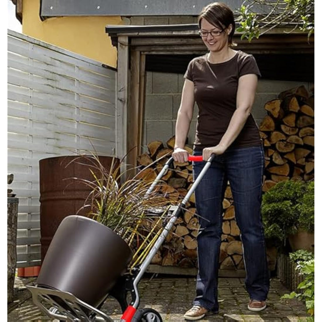 Jolof Store Heavy Duty Folding Hand Truck – 80kg Aluminium Trolley
