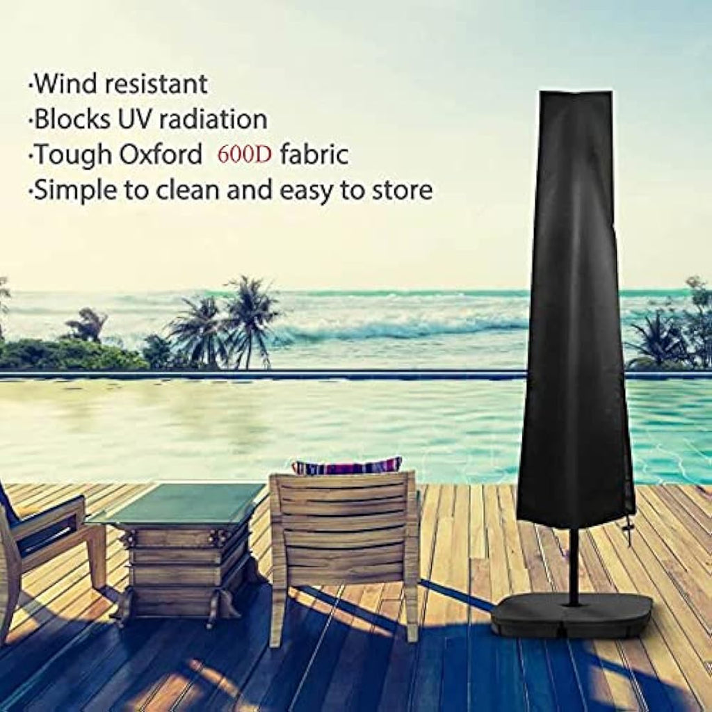 Patio Plus Parasol Cover – 600D Oxford Waterproof Garden Umbrella Cover