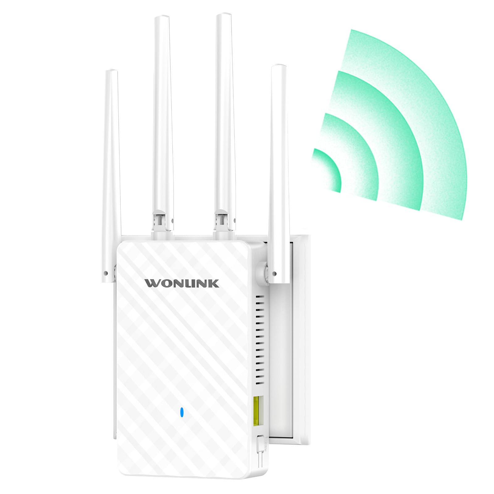WONLINK WiFi Extender | 1200Mbps Dual Band Range Booster – UK Plug