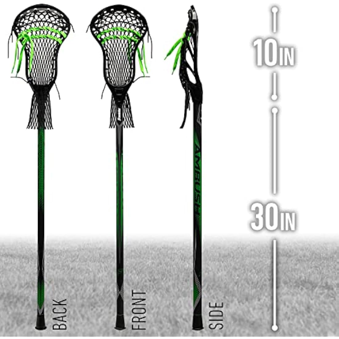 Franklin Sports Ambush Lacrosse Stick – Aluminum Shaft for Youth & Adults