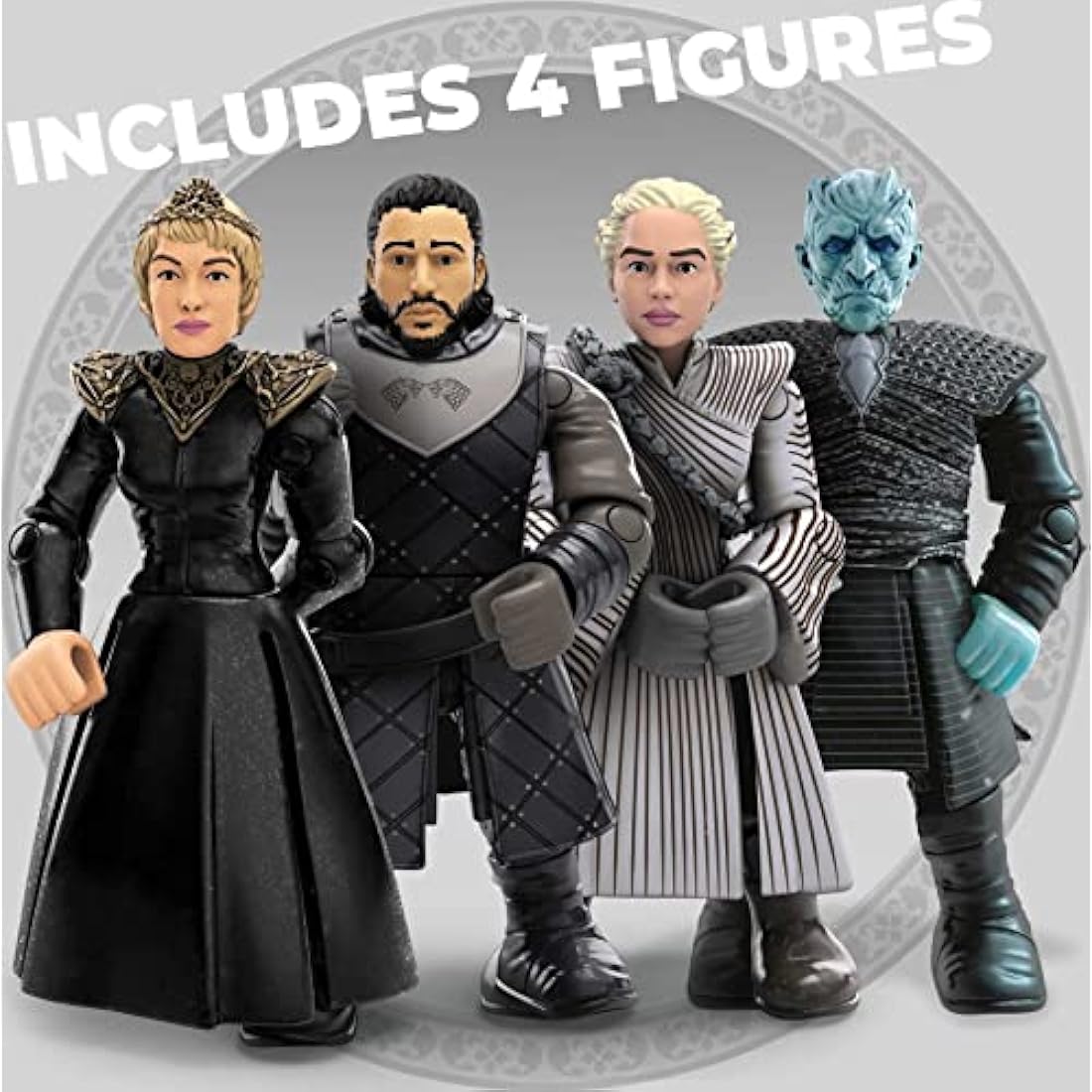 Mega Construx Game of Thrones Iron Throne Building Set with 4 Figures