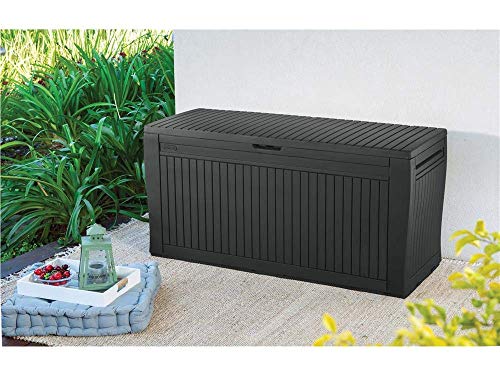 Keter Comfy Outdoor Storage Box – 270L Weatherproof Deck Chest