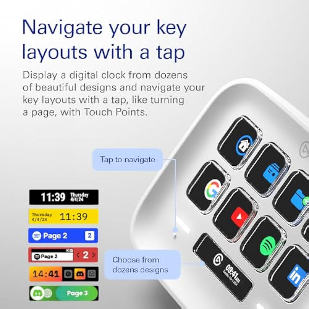 Elgato Stream Deck Neo – 8 Customizable Keys for Workflow Automation