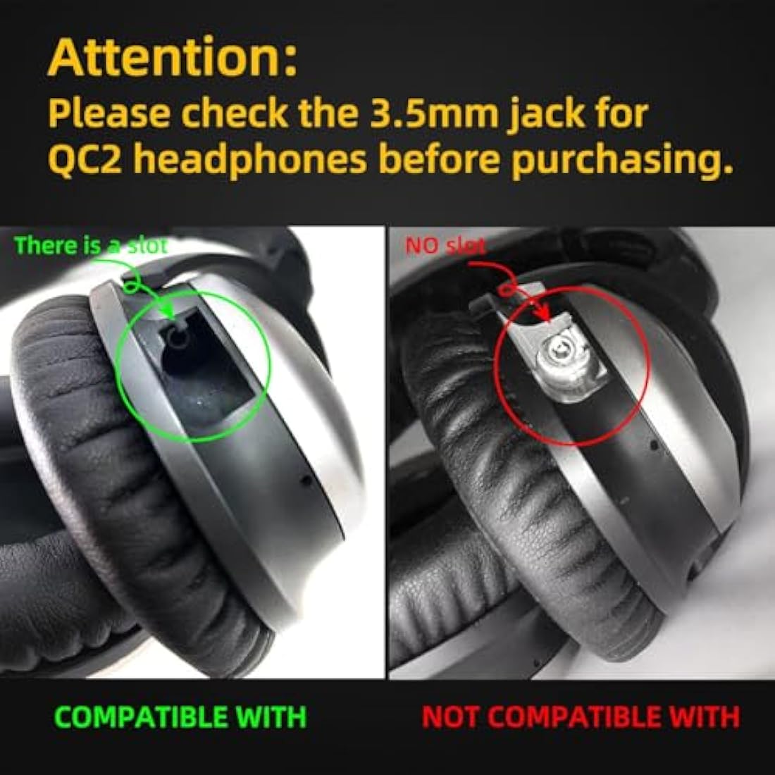 YOCOWOCO Bluetooth 5.0 Adapter for Bose QC15 QC2 Headphones | aptX