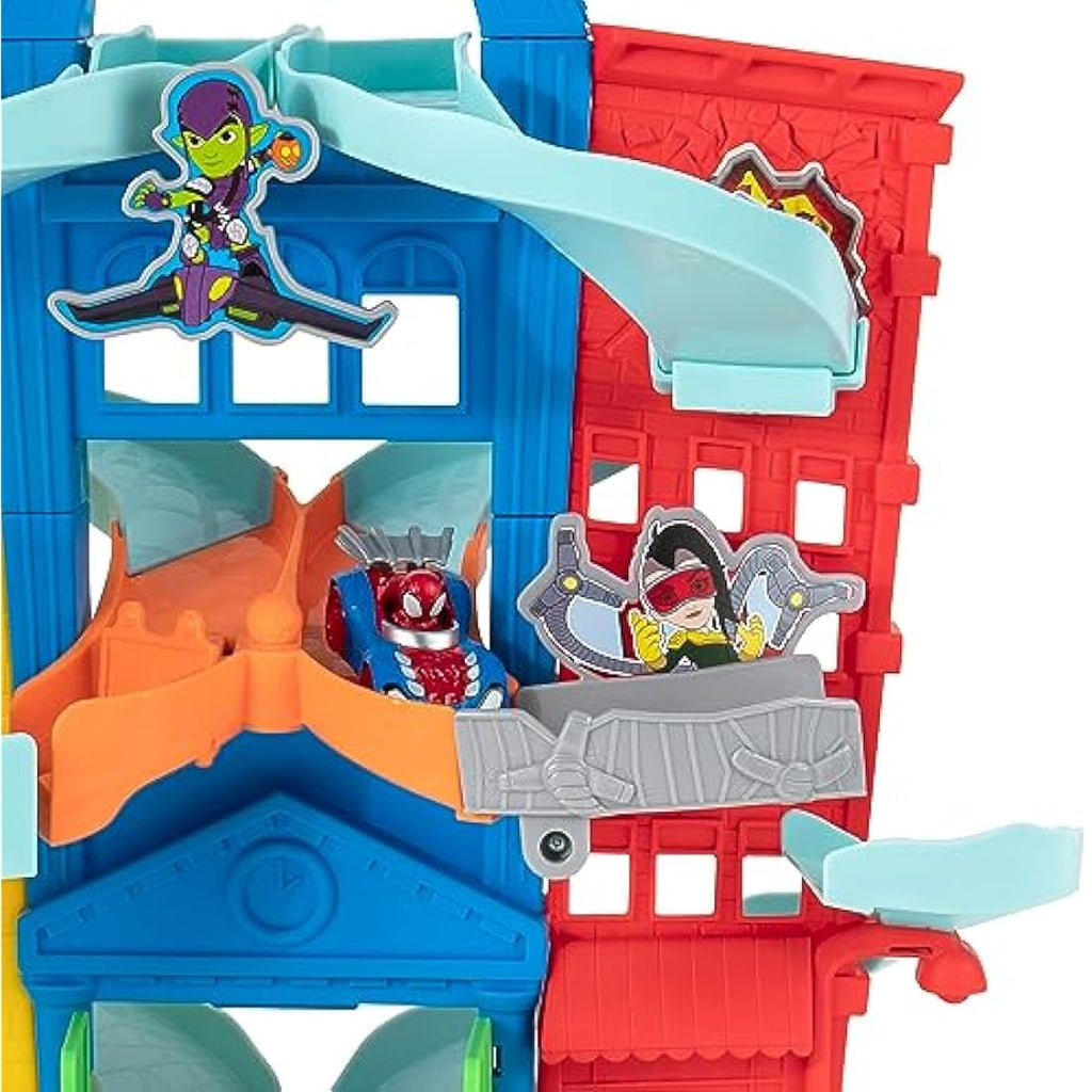 Marvel Spidey Amazing Metals City Track Set – 24-Inch Racetrack Playset