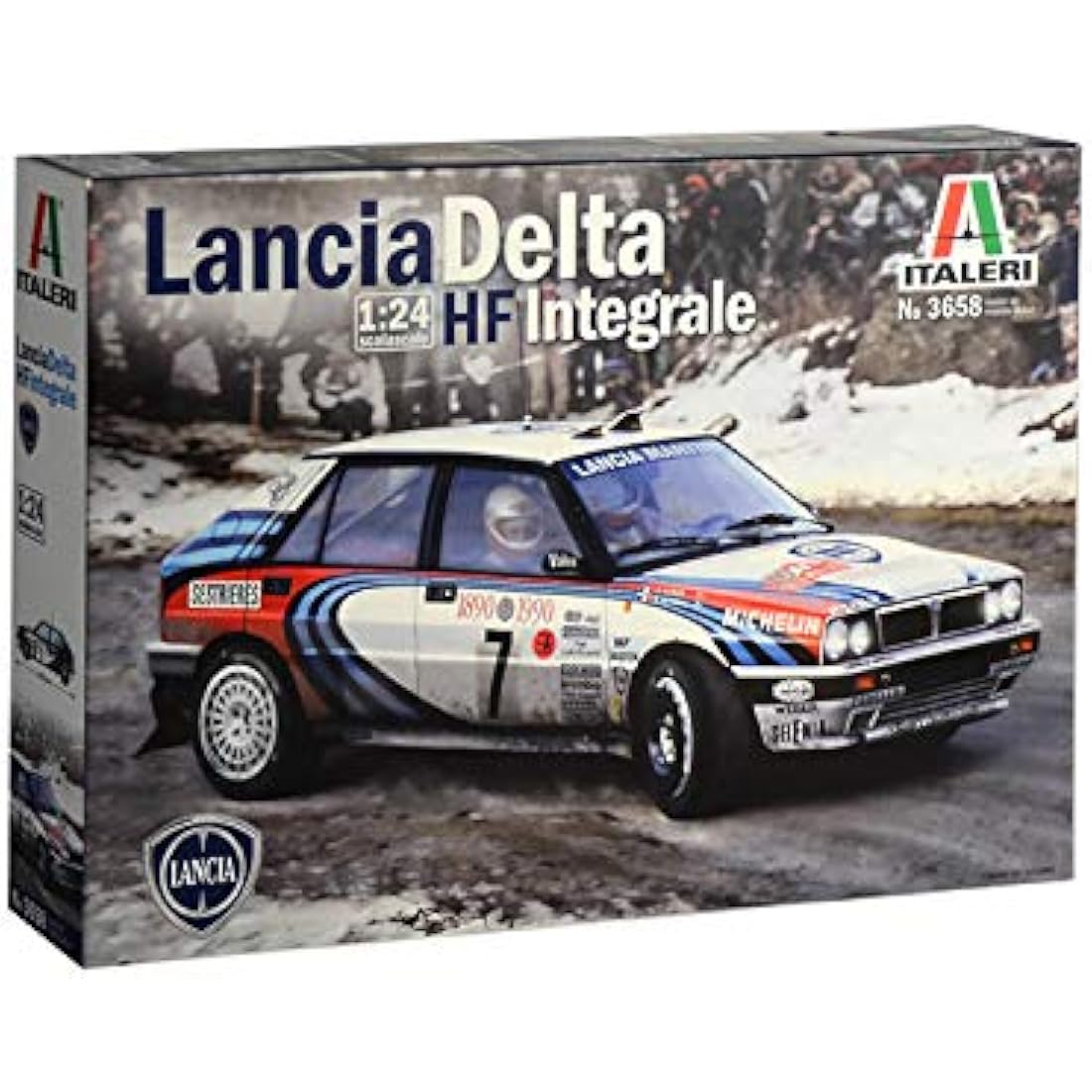 Italeri 1:24 Lancia HF Integrale Plastic Model Building Kit