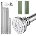 Jolof Store Stainless Steel Tension Rod – 68-200cm No-Drill Shower Pole