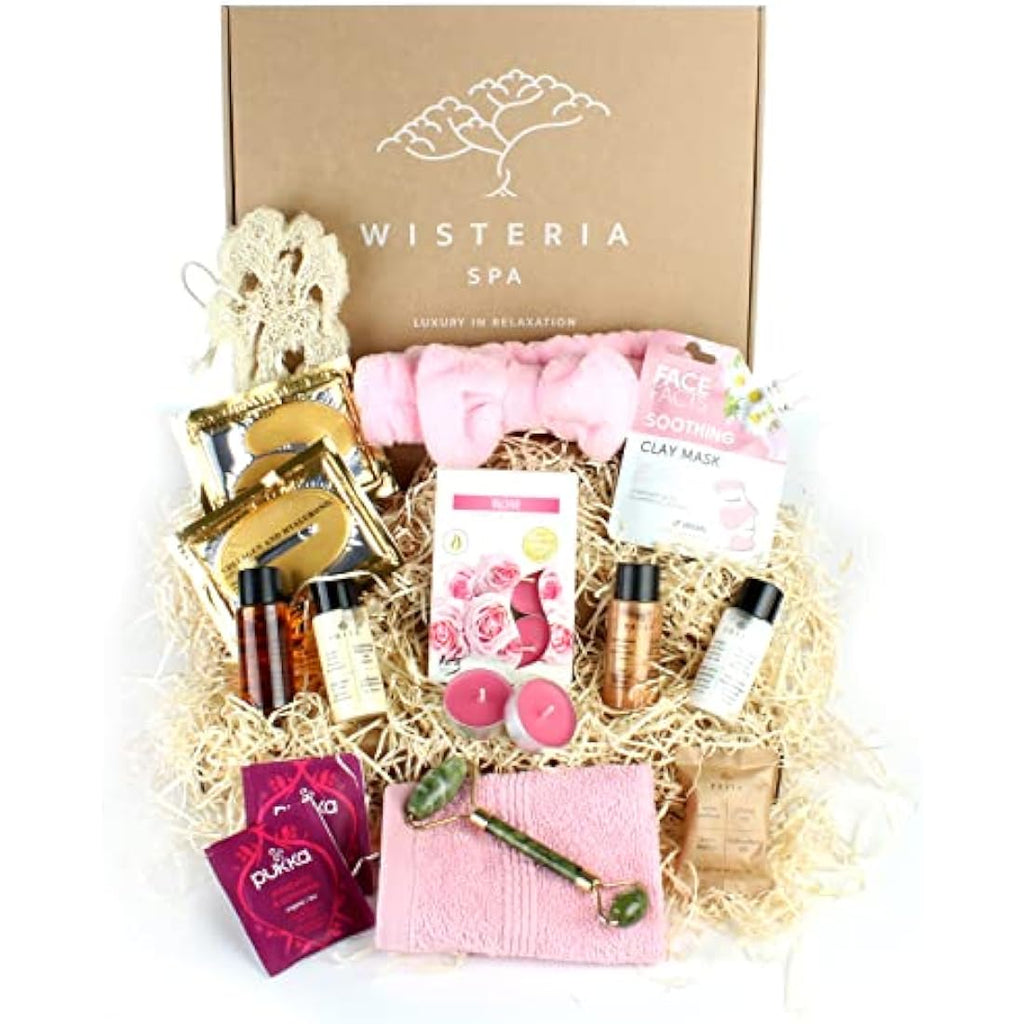 Wisteria Spa Nourishing Pamper Hamper - 14 Piece Luxury Gift Set for Her