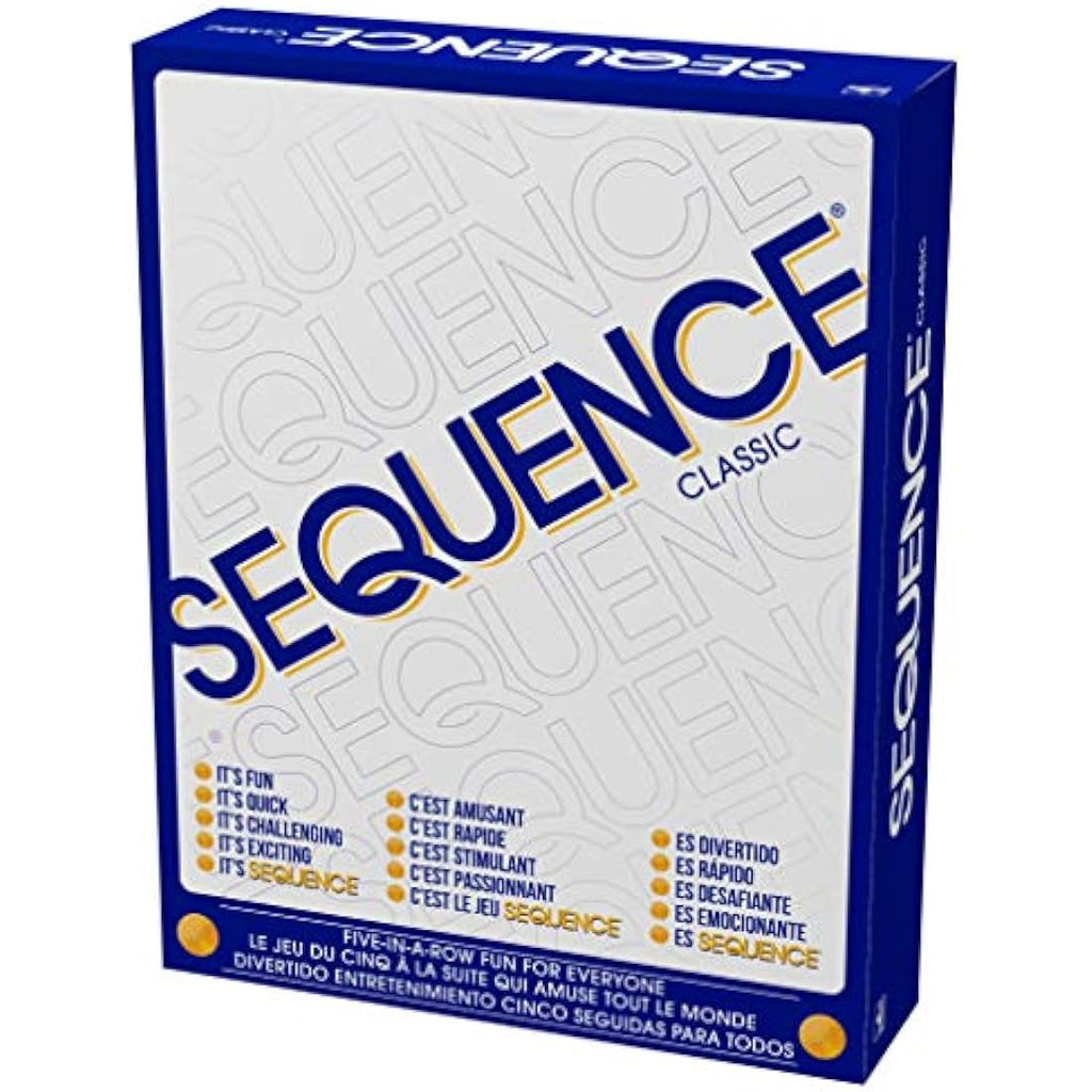 Jax Sequence Board Game – Trilingual Strategy Card Game for Families
