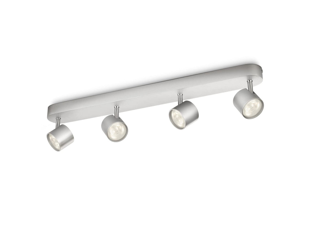 Philips MyLiving Star 4-Bar LED Ceiling Spotlight – Aluminium