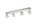 Philips MyLiving Star 4-Bar LED Ceiling Spotlight – Aluminium