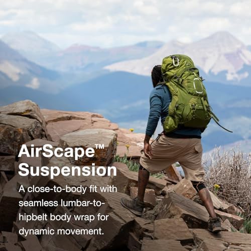 Osprey Aether Men's Hiking Backpack | Durable Outdoor Trekking Pack