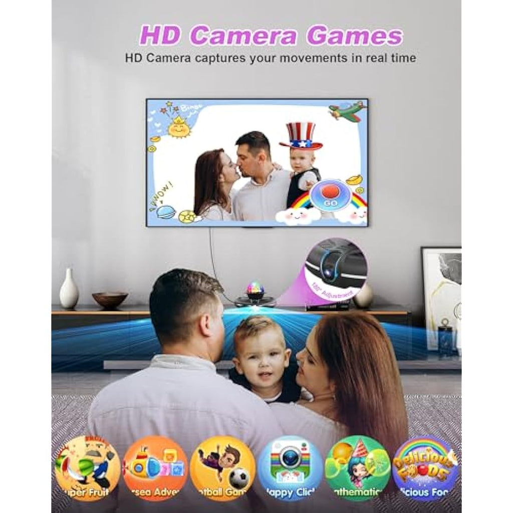 Jolof Store Electronic Dance Mat with Camera for TV – Non-Slip Black