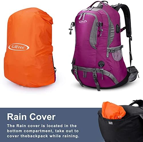 G4Free 50L Hiking Backpack | Waterproof Mountaineering Travel Rucksack