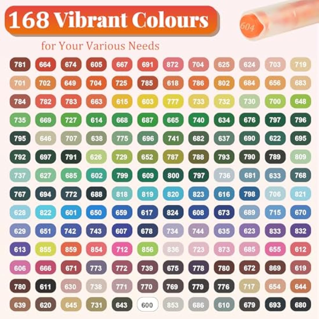 Funnasting 168 Colors Acrylic Paint Pens | Soft Brush Tip Art Markers