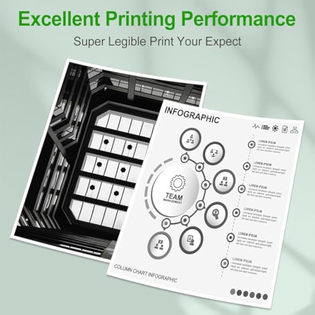 SINOPRINT TN2420 High Yield Toner Cartridge 4-Pack for Brother MFC-L2710DW