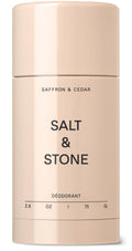 SALT & STONE Natural Deodorant – Saffron & Cedar – 48 Hour Protection