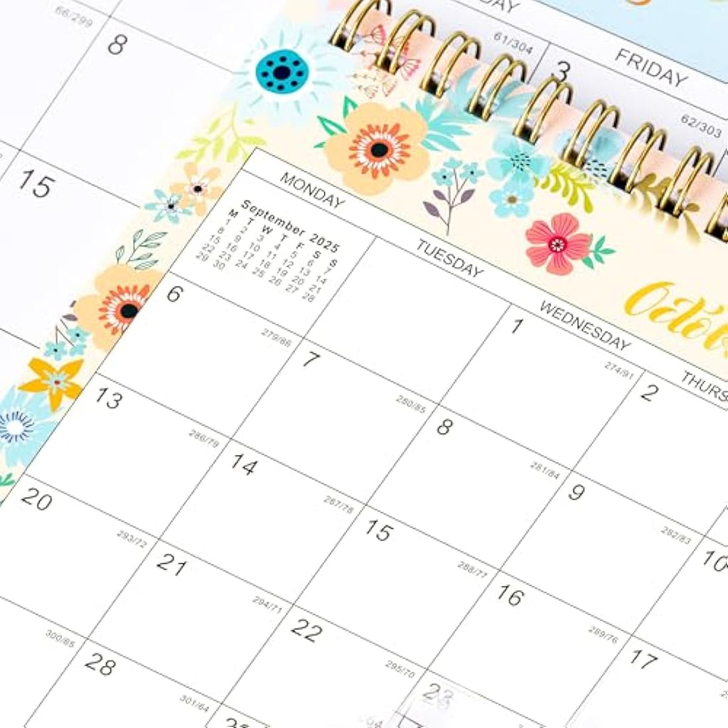 Jolof Store 2025-2026 Desk Calendar – Standing Flip Desktop Planner