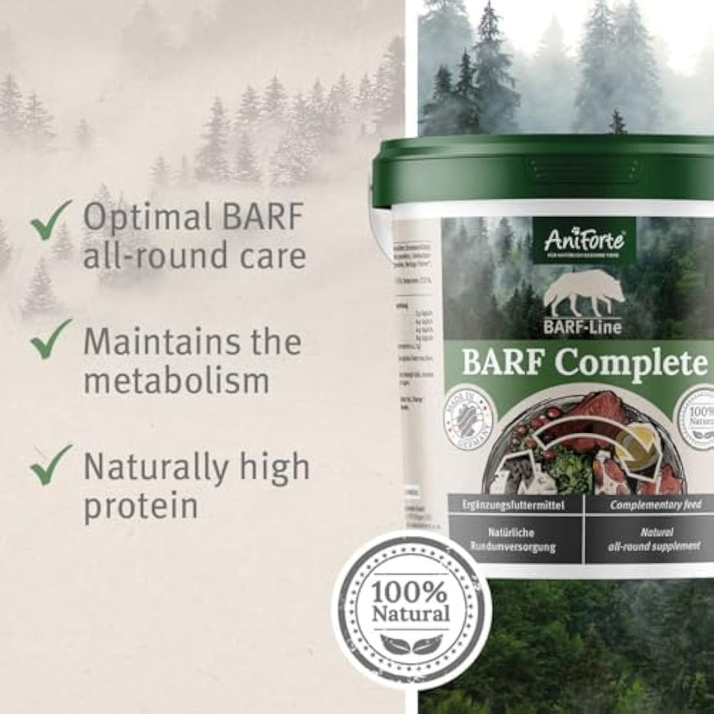 AniForte BARF Complete Dog Supplement – Natural Vitamins & Minerals, 1kg