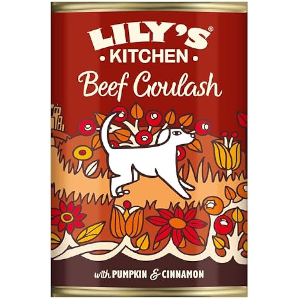 Lily's Kitchen Beef Goulash Natural Wet Dog Food - 6 x 400g Cans